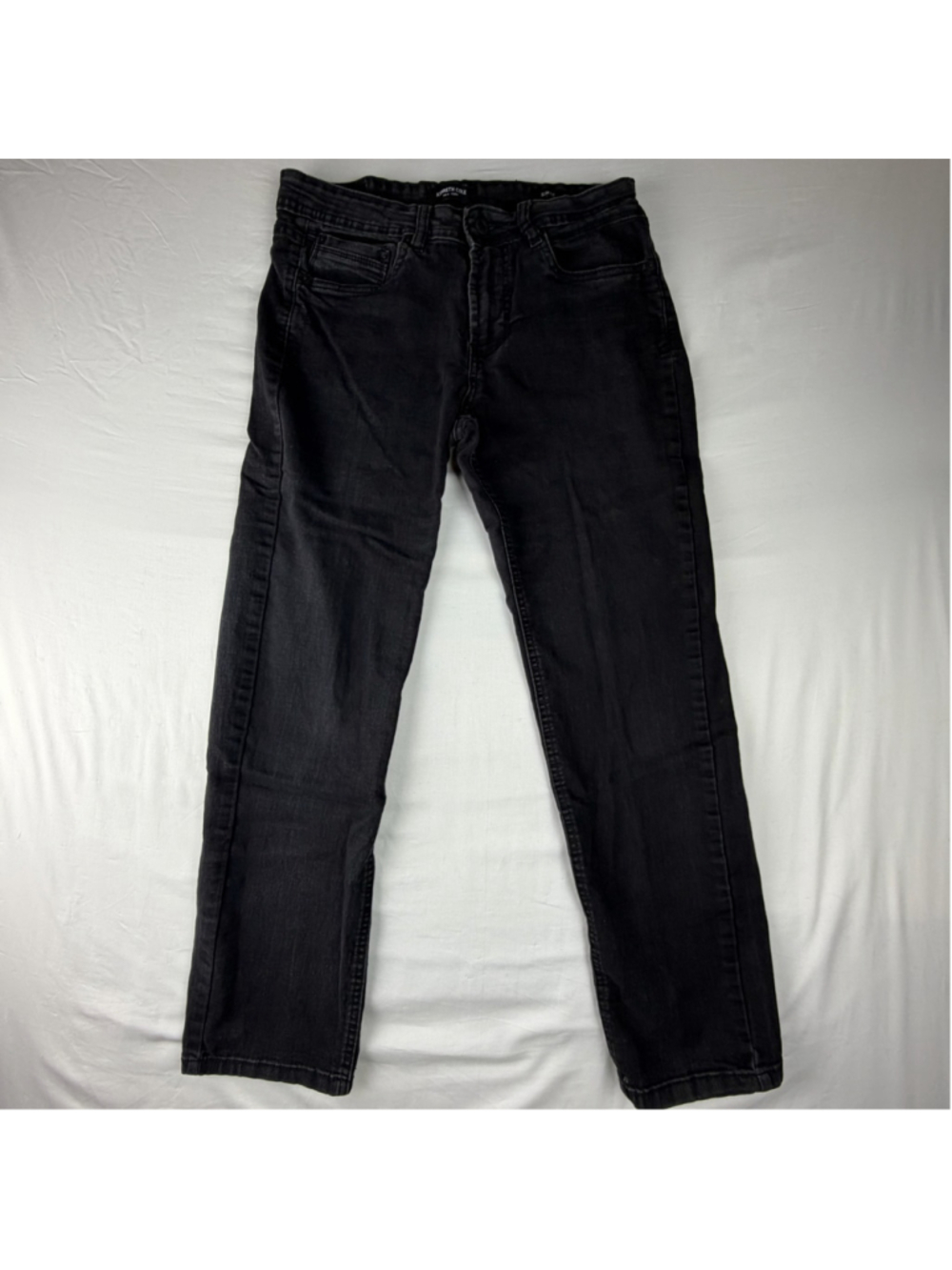 Kenneth Cole New York Faded Black Slim Fit Jeans Womens 16 Stretch Denim Y2K